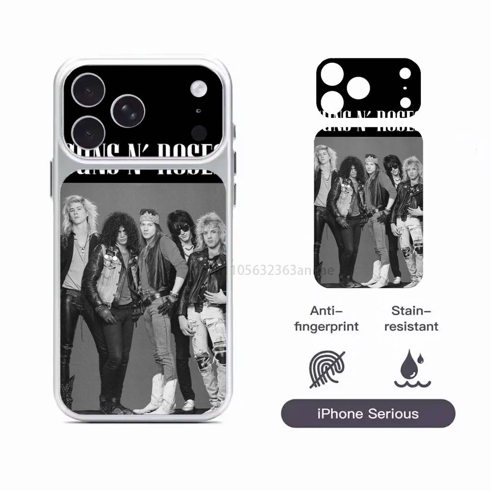

Band G-Guns N Roses HD/Matte Full Coverage Films For iPhone 17 Pro Max 17 Pro iPhone17promax