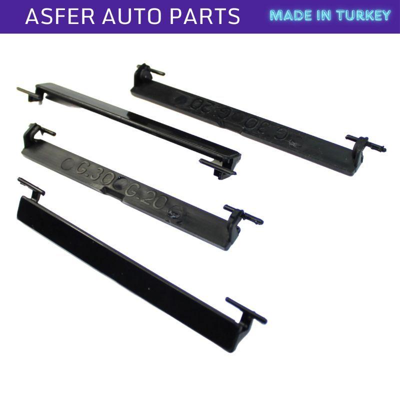 Black 4-piece Roof Rail Covers Set (paintable) for 3 G20 2018