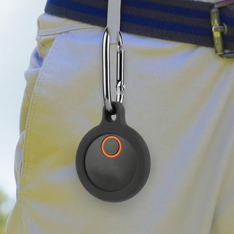 Protective Silicone Sleeve For Remote Speakers Remote Cover with Carabiner AntiSlip Grip, Shock Absorbents Protector