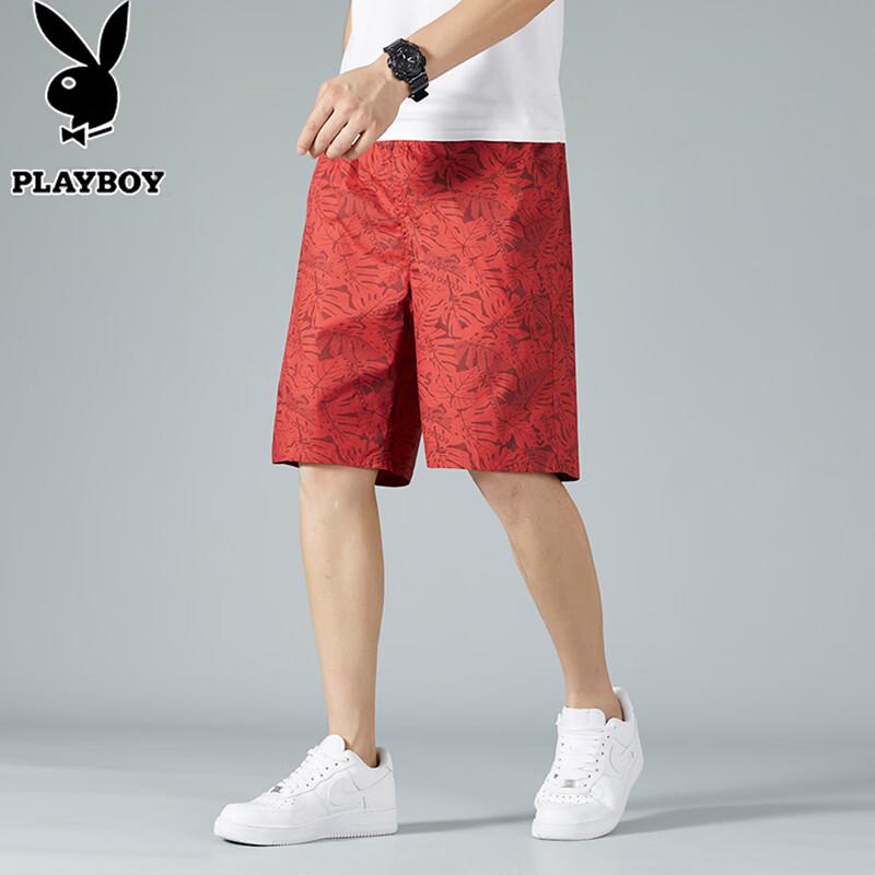 Playboy Men s Summer Cotton Casual Shorts 2XL