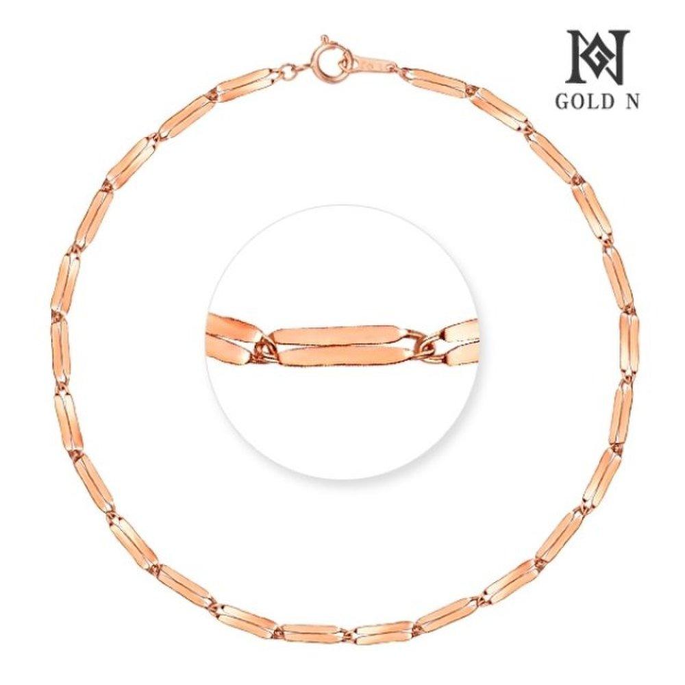 

[Gold N] 14K Shine Rush Single Row Bracelet Large Rg