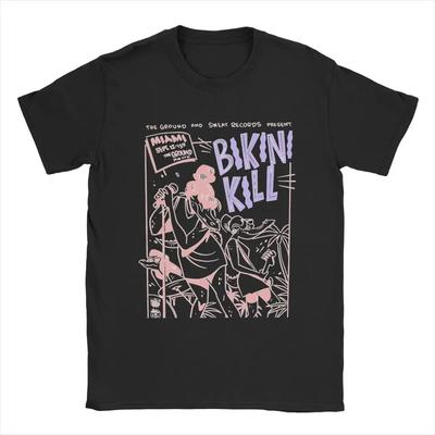 Men Bikini Kill T Shirt Pure Cotton Clothes Funny Short Sleeve Crewneck Tee Shirt Plus Streetwear Harajuku Printed T-Shirt#Color