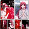 1pc Hot Classic Japanese Retro Elfen Lied Anime Poster HD Posters Home Room Bar Cafe Decor Art Wall Painting Picture