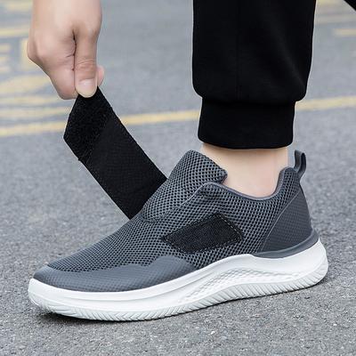 Four Seasons Men Orthopedics Wide Feet Swollen Walking Casual Shoes Thumb Eversion Adjusting Soft Comfortable Diabetic Man Shoes Plus Size 48