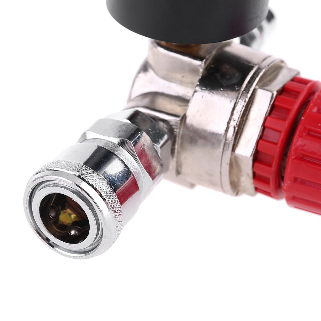 Pressure Regulator Switch Control for Valve Gauge with Quick Connector 0-180 PSI