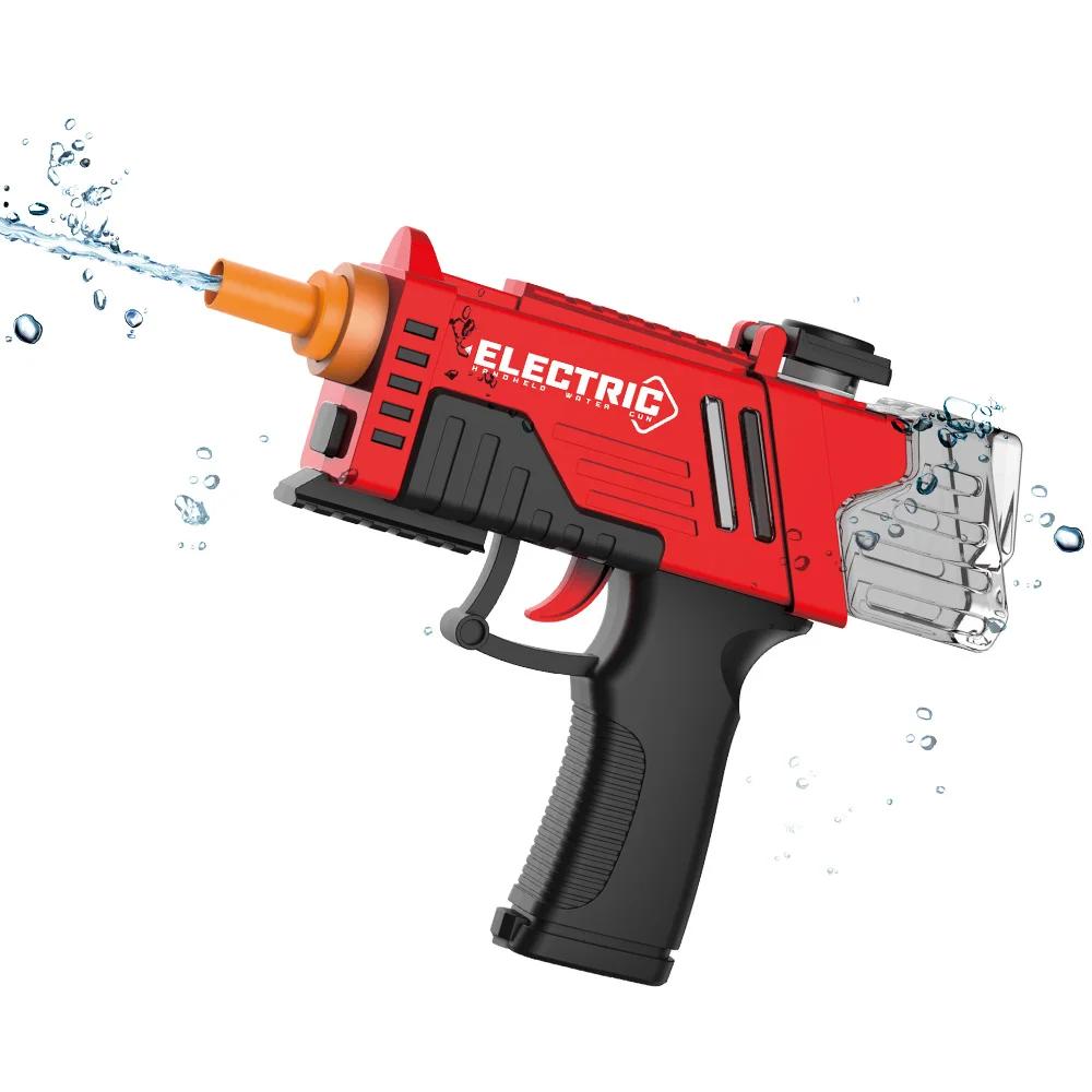 Non-Toxic Electric Water Gunsquirt Gun Toyautomatic Water Gun Long Range Blaster Up To 32 Ftoutdoor Pool Party Shooting Game Toy