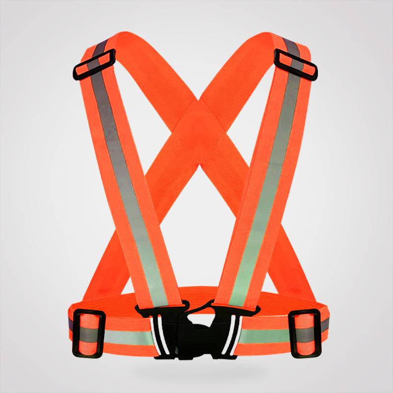 High Visibility Reflective Vest for Safety in Night Running, Cycling, Sanitation, and Construction