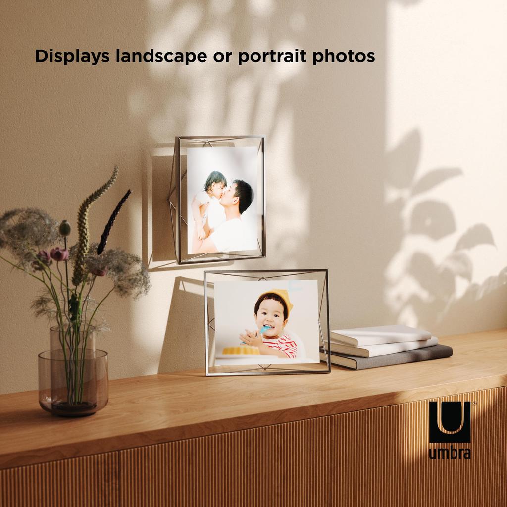 Umbra Prisma Photo Display 8x10" Chrome Photo Frame