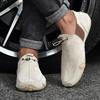New High Quality  Men Shoes Set Foot Casual Slip On Men Loafers Men Flats Moccasins Shoes Plus Size Handmade Elastic Grain Shoes