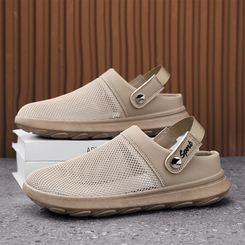 Half-slippers Mens Casual Shoes Man Beach Sandals for Men 2025 Summer Sandals Comfortable Slipper Man's Sandal Trend Trending