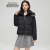 SNOWFLYING Women's Hooded Short Duck Down Jacket