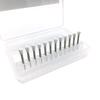 12Pcs/set Dental Polishing Stone Porcelain Resin Handpiece Polishing Burs FG Round White Stone Tools RD1 Teeth Whitening