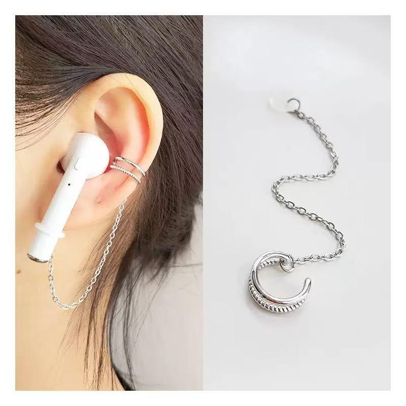 Bling Strass Schmetterling Kopfhörer Lanyard Anti-Verlust Verstellbarer Ohrclip Halter Universell für die meisten kabellosen Ohrhörer Mädchen Geschenke