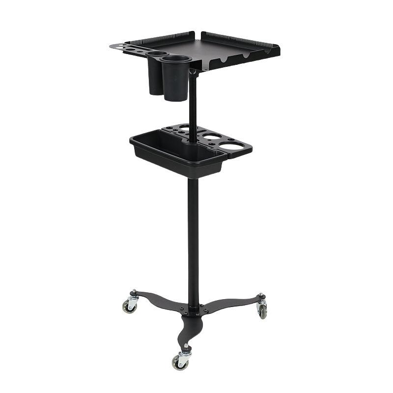Carrello Portaoggetti da Salone/Estetica/Tatuaggi Regolabile - Portautensili a Rotelle