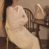 French Knitted Dress Is Thin In Autumn and Winter, with A Long Soft Waxy V-neck Sweater Skirt Jacket with A Base Inside The Waist