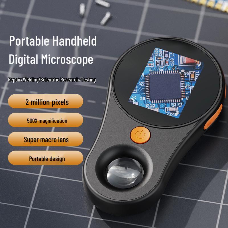 Cross-Border 370 HD 2" Screen Digital Magnifier for Photography, Printing, and Textile Authentication