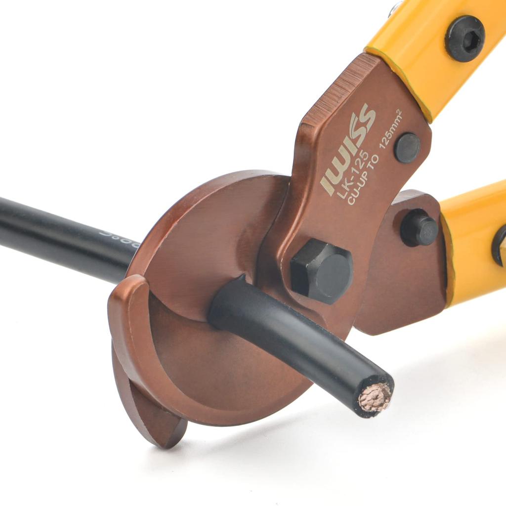 IWISS Cable for Copper and Aluminum Wires up to 125 Heavy-Duty Cutter, LK-125A, sq.