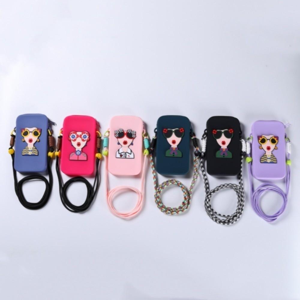 

Waterproof Phone Crossbody Bag Silicone Hanging Neck Phone Bag Fashion Mobile Phone Bag