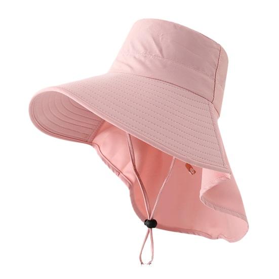 Large Brim Bucket Hat, Outdoor UPF 50+ UV Sun Protection Hat, Waterproof Breathable Face Neck Flap Cover Folding Sun Hat for Men, Women