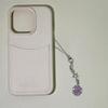 Elegant Crystal Clovers Phone Accessory Youthful Crystal Four Leaf Clovers Phone Hanging Charm Stylish Phone Charm Gift