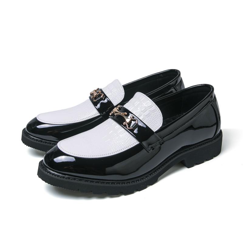 Herren Übergröße Spitzschuh Leder Slipper: Formelle & Freizeitliche Slipper im Britischen Stil für das Büro