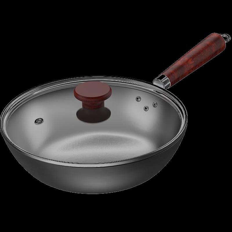 Supor 32cm Flat-Bottom Cast Iron Wok