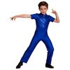 Trajes de patinaje artístico para niños Camisa de baile latino moderno para niños Body Leotardo Niños Salsa Tango Salón Solapa Mono Tops