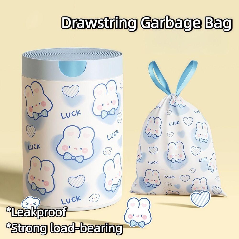 Large Capacity Drawstring Garbage Bag Thickened Portable Garbage Bags  Household Items