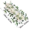 1-Meter Wedding Flower Row - Faux Floral Decor for Aisle & Arch