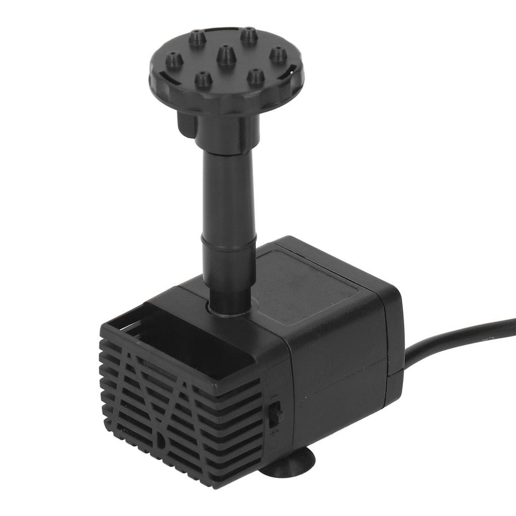 Solar Water Pump Kit Ground Plug Split Type Solar Water Fountain Bird Bath Fountain with 6 Nozzles