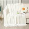 OEING Knitted Bed End Throw Blanket