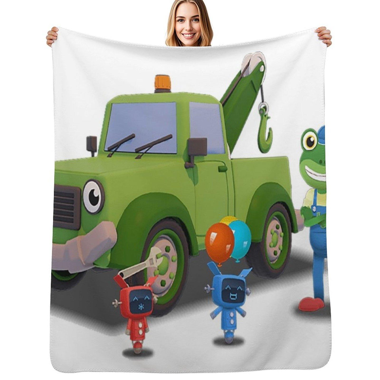 Gecko s Garage, Garage Gecko s GG Throw Blanket Summer Cool Breathable Blanket for Sleeping Size: 75*100cm, Weight: 230 GSM