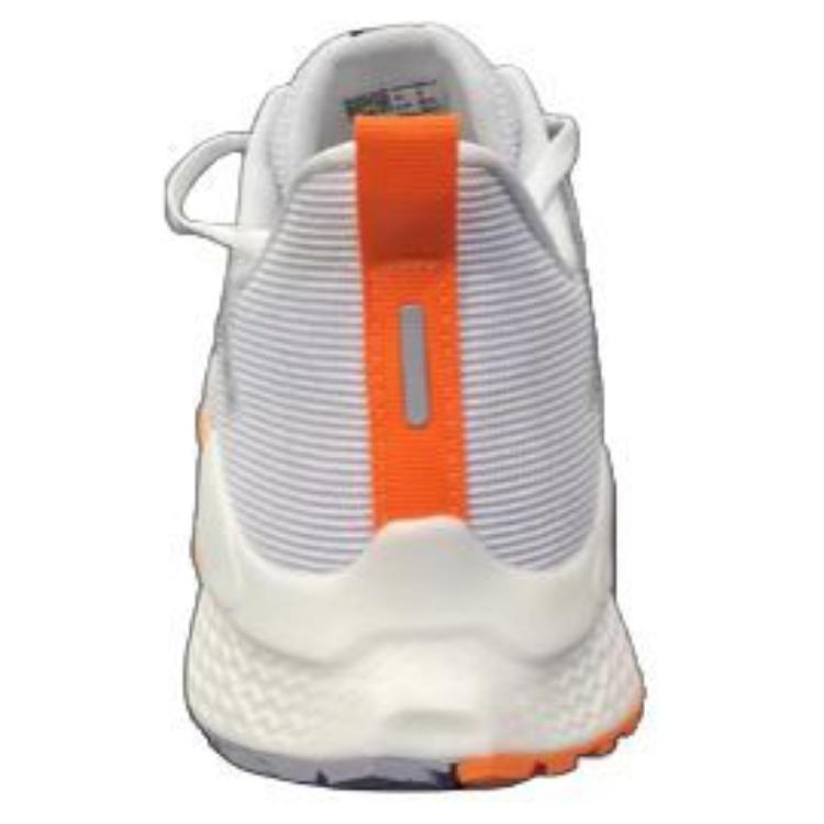 New LiNing Anti-Slip Wear-Resistant Low-Top Casual Running Shoes Men's White Orange ARBU003-1