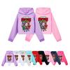 4094 Children Girls Brawl Stars Printed Casual Long Sleeves Hoodies