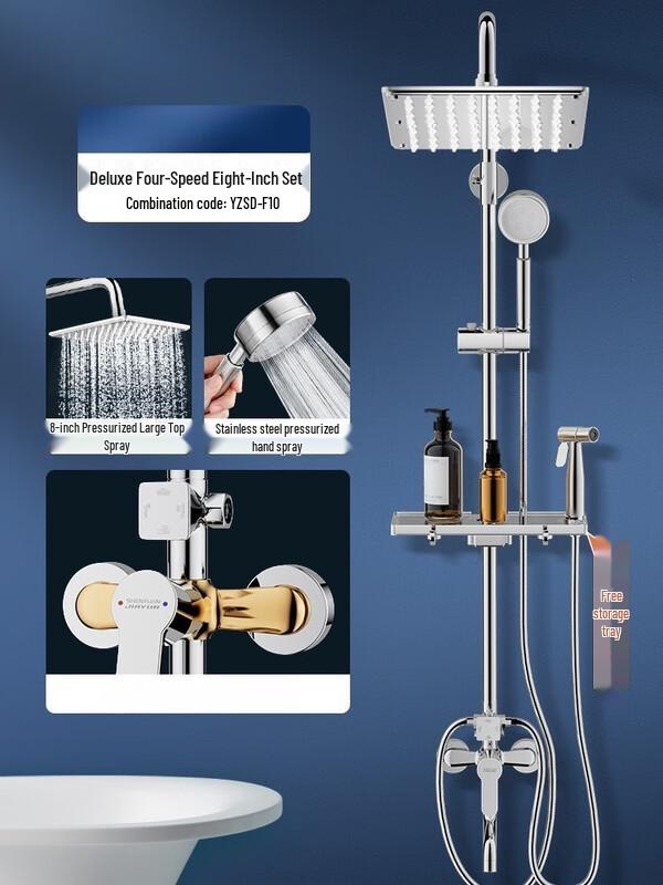 TLXT Concealed Shower System with 8-inch Head