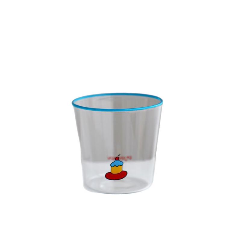 OLOEY Colorful Summer Portable Glass Cup