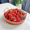 50 Strawberries with Lifelike Artificial Fruit Food Perfect for Photo Party Kitchen and Dining Table Stems, Samples, Props, Decorations, Centerpieces,