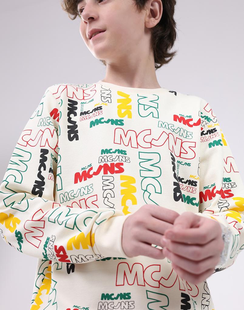 Monte Carlo Boy's Round Neck Full Sleeve Sweatshirt