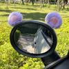 Winter Warm Soft Plush Bunny Ear Car Interior AccessoriesCar Steering Wheel Cover
