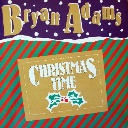 

7inch Record BRYAN ADAMS Christmas Time AM8651 AM Records 1985 Canada Rock Used