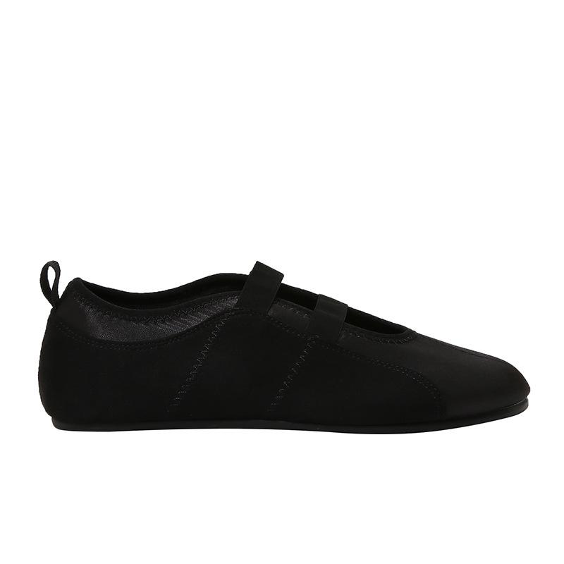 Fashion Luxury Silk Women Ballet Flat Shoe Comfort Non-slip Soft Sole Brand Casual Shoe Daily Outdoor Walking Loafers Sandalias De Mujer