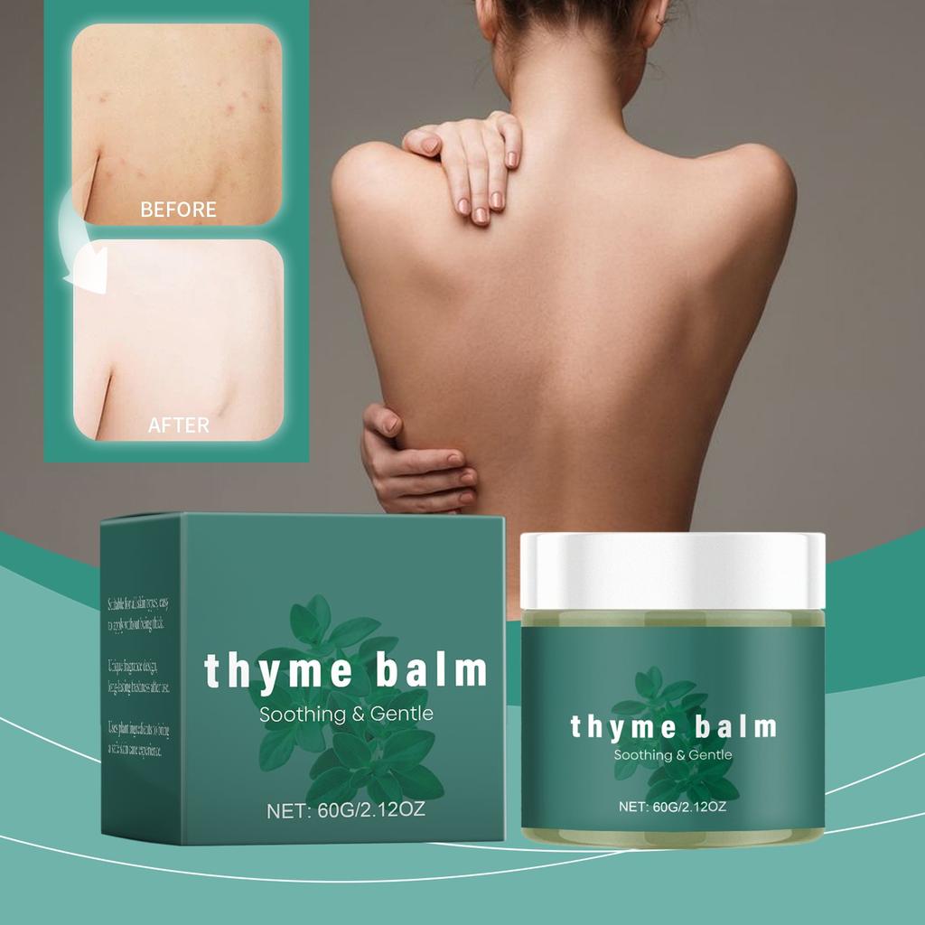 Thyme Balm Soothing And Nourishing Balm Discomfort Relief Aromatherapy Body Balm To Promote Blood Circulation Gentle Nourishing Body Cream
