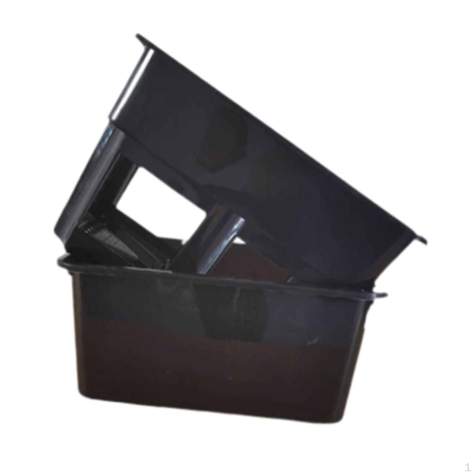 

Layer Potato Planting Container with Drainage for Flowers And Vegetables Black Rectangular