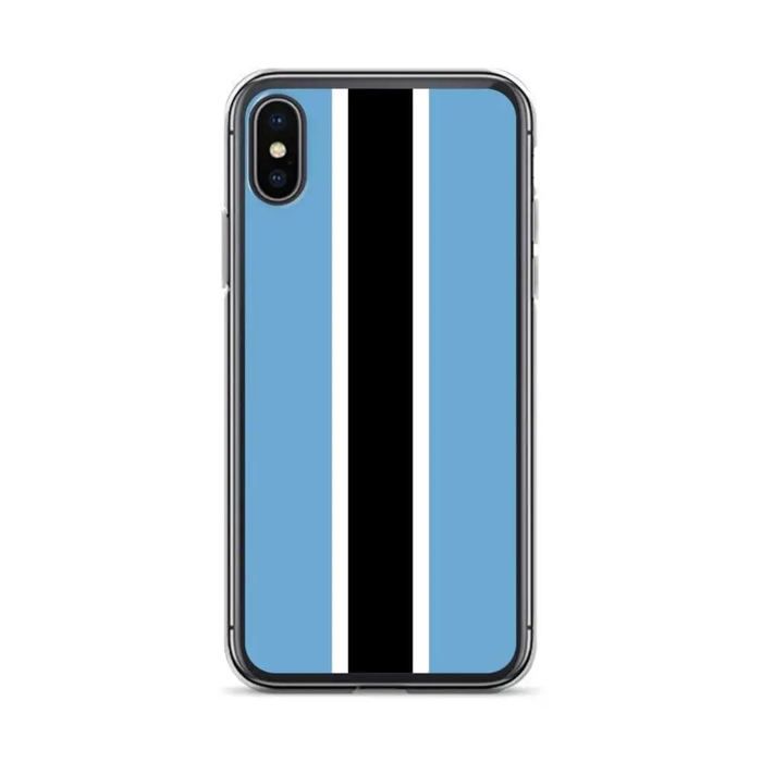Coque Télephone Drapeau Botswana - iPhone X