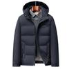 Peimeng Men's Casual Detachable Hooded Winter Jacket