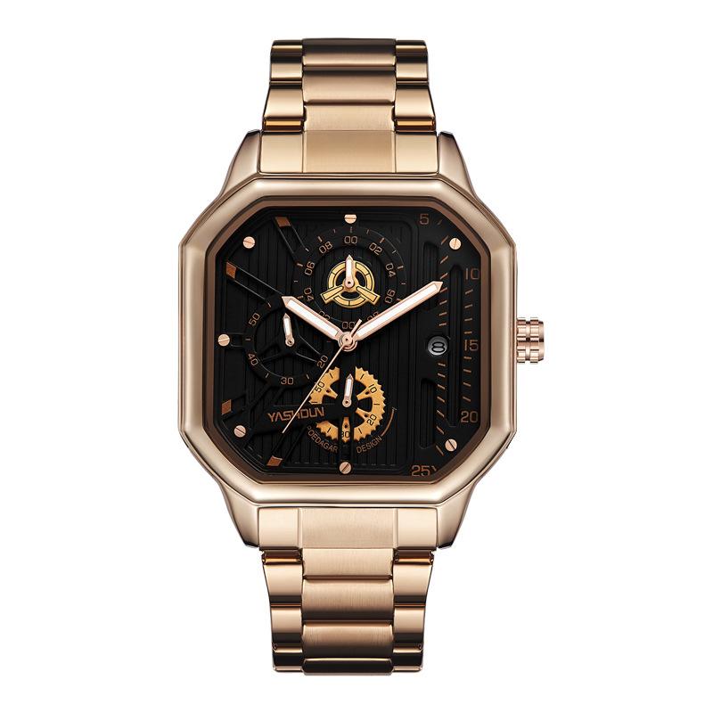 

Водонепроницаемые светящиеся мужские часы с ремешком, кварцевые часы, мужские часы