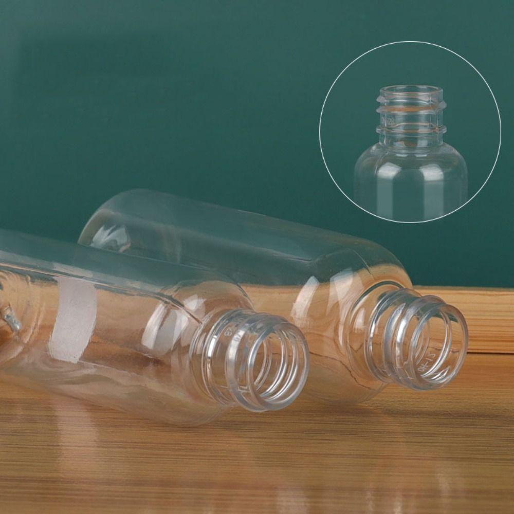 10 Pcs U-pick Plastic Bottles With Aluminium Lids Mini Aluminum Caps Empty Bottles  Art Crafts