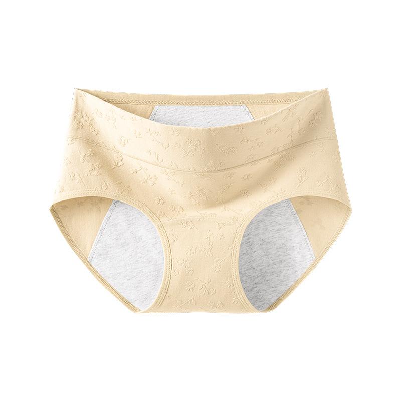 

Big Size Ladies Spring and Autumn Flowers Pure Cotton Period Briefs XXL