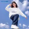 Jeanswest Women's Casual Loose Crew Neck Pullover Sweatshirt