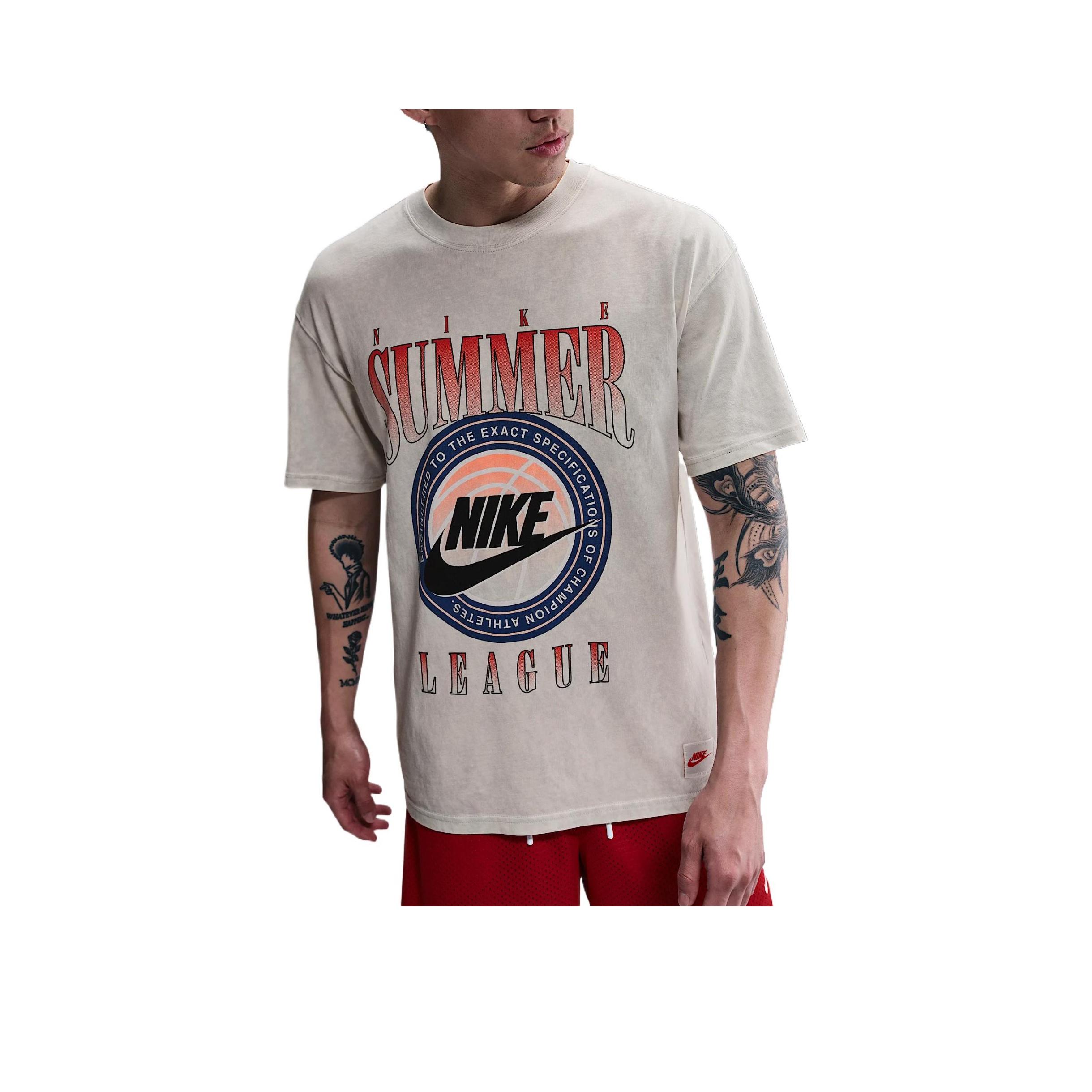

Nike Max90 Comfortable Fashion Trendy Versatile Letter Brand Logo Short Sleeve T-Shirt Men T-Shirt Khaki HJ3435025 XL